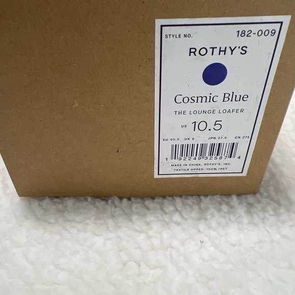 Rothy’s The Lounge Loafer – Cosmic Blue – Size 10.5 – NIB - Picture 6 of 11